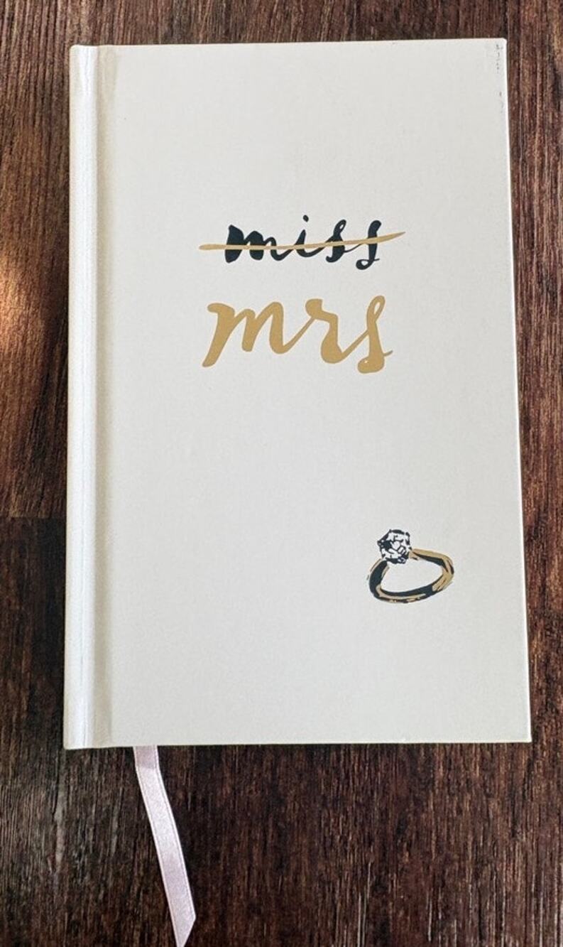 Kate Spade New York "Miss to Mrs" Bridal Journal Notebook Wedding